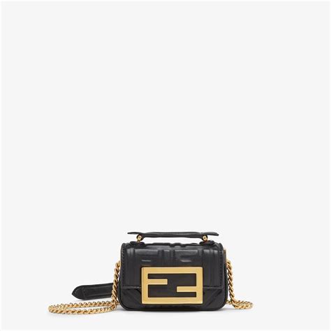 fendi mini bag with chain|fendi nappa baguette.